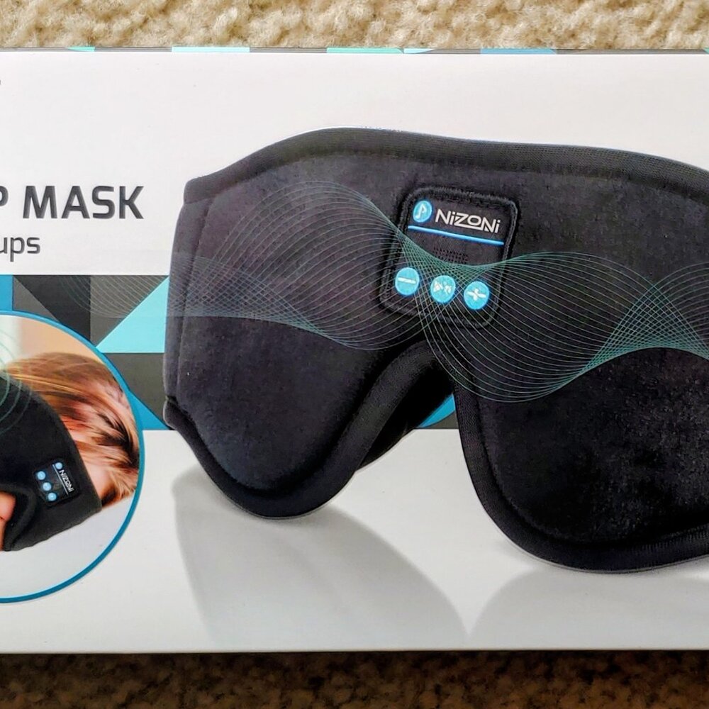 Nizoni Rechargeable Audio Sleep Mask - NEW!